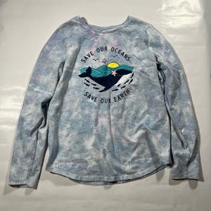 SO Kohl’s Save the Ocean and Earth Tie Dye Shirt Size 14-16